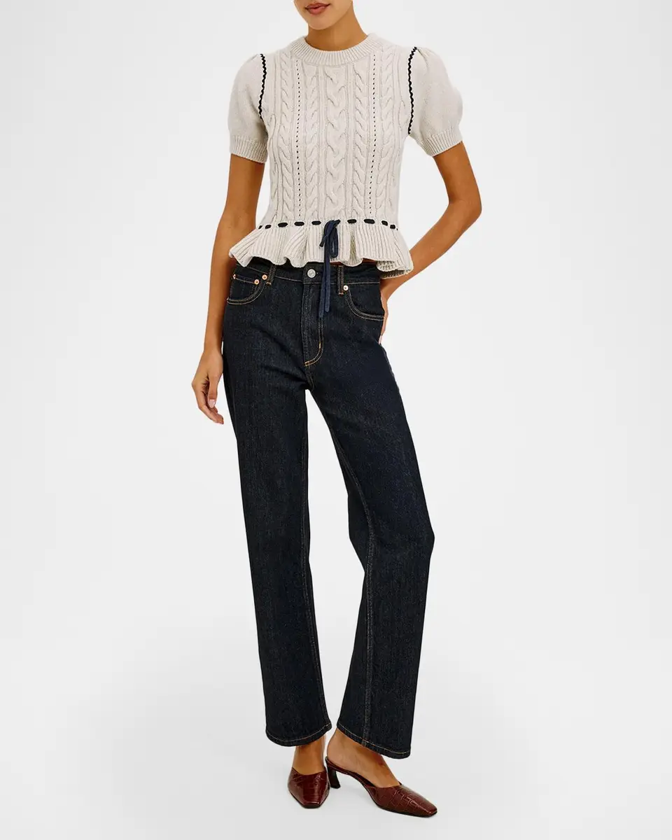 RAILS Chandri Drawstring Peplum Sweater | Thumbnail 2 RAILS Chandri Drawstring Peplum Sweater | Thumbnail 2