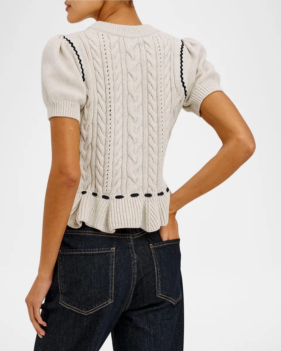 RAILS Chandri Drawstring Peplum Sweater | Thumbnail 3 RAILS Chandri Drawstring Peplum Sweater | Thumbnail 3