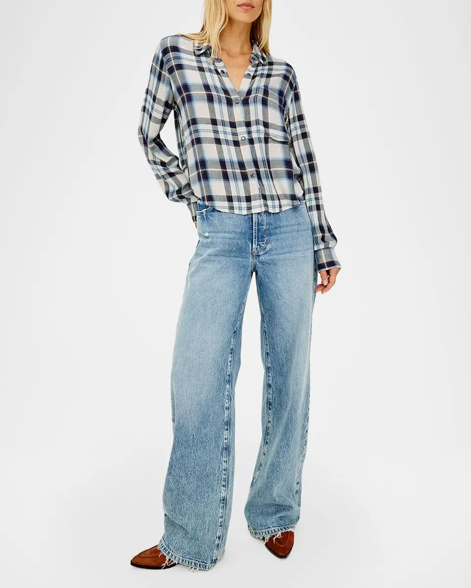 RAILS Malin Plaid Button-Front Shirt | Thumbnail 2 RAILS Malin Plaid Button-Front Shirt | Thumbnail 2