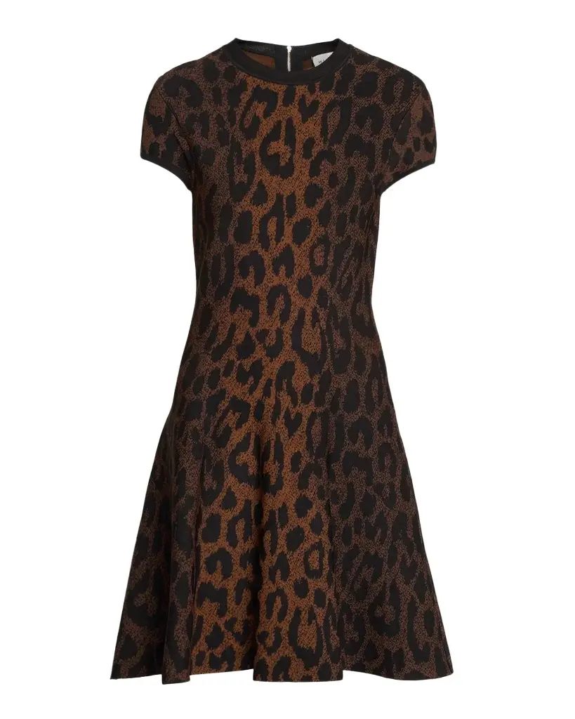 Honor Leopard Mini Dress Honor Leopard Mini Dress