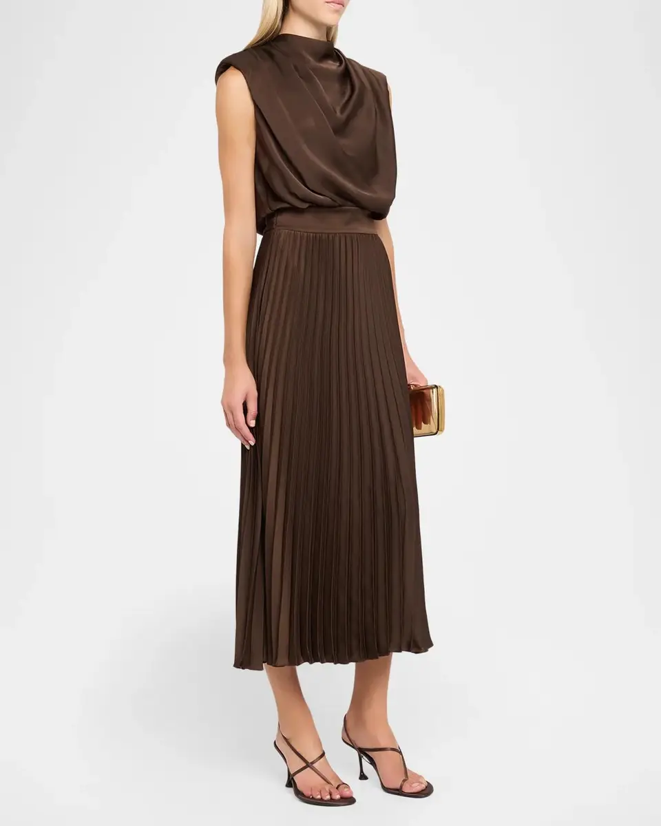 Ramy Brook Farah Satin Midi Dress | Thumbnail 4 Ramy Brook Farah Satin Midi Dress | Thumbnail 4