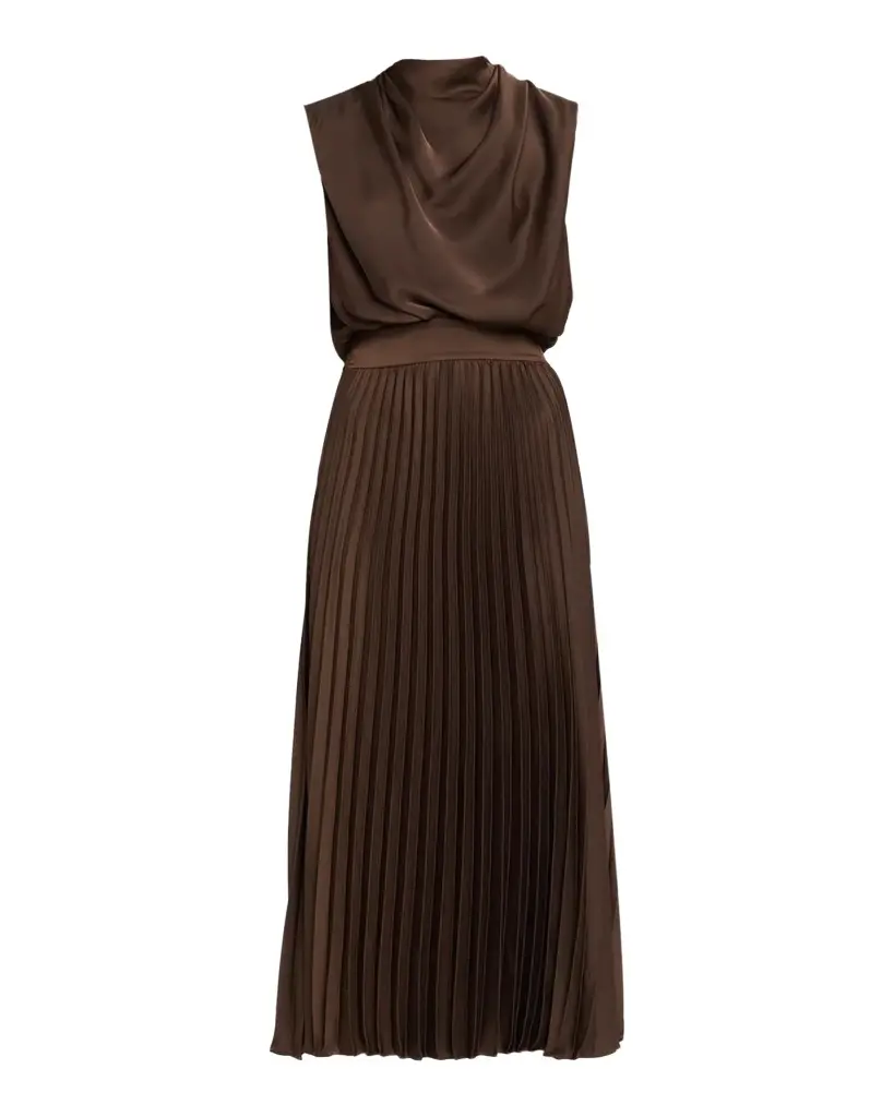 Ramy Brook Farah Satin Midi Dress