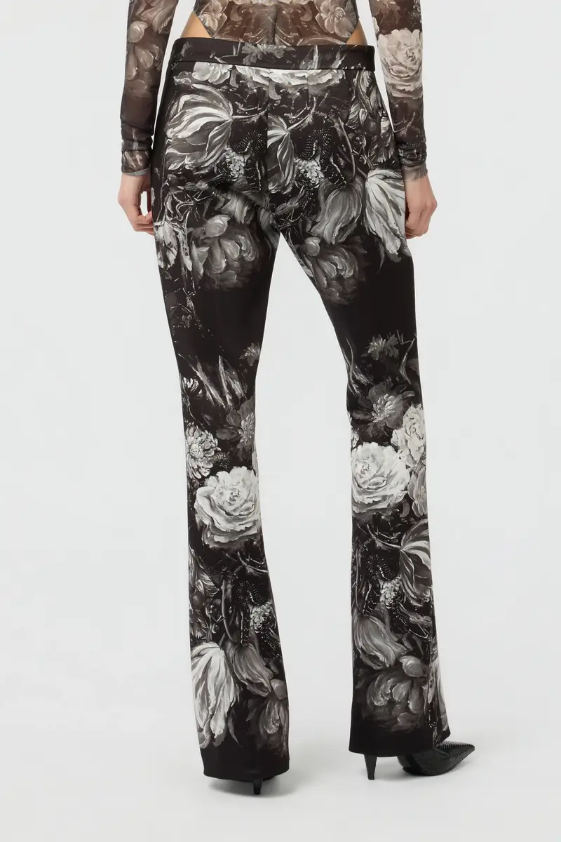 Roberto Cavalli Fiammingo Flowers Print Trousers | Thumbnail 3 Roberto Cavalli Fiammingo Flowers Print Trousers | Thumbnail 3