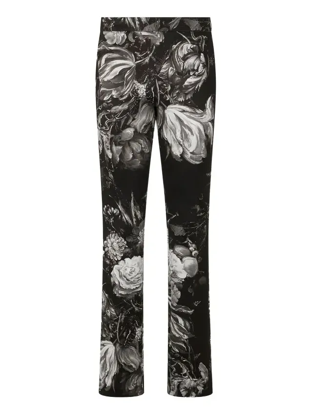 Fiammingo Flowers Print Trousers
