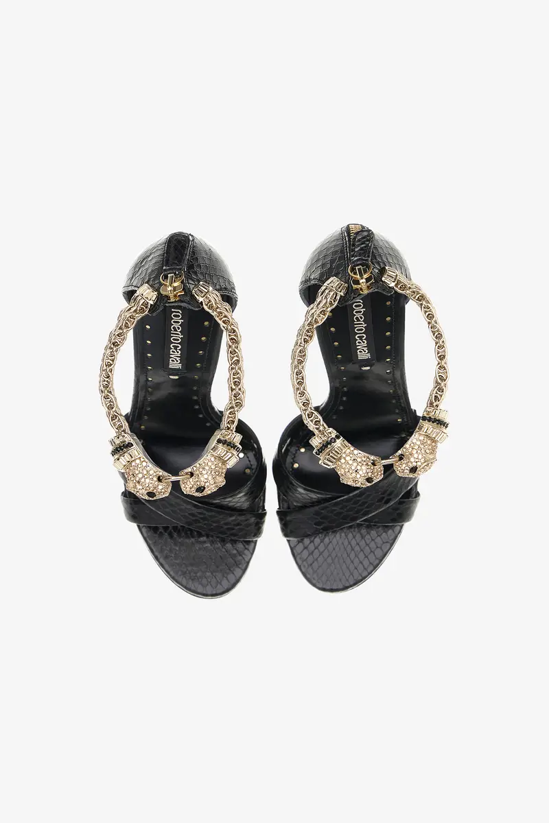 Roberto Cavalli Panther-head high-heel sandals | Thumbnail 5