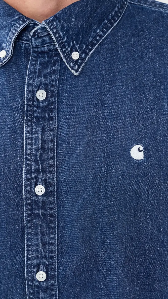 Carhartt WIP Lucas Denim Shirt | Thumbnail 6