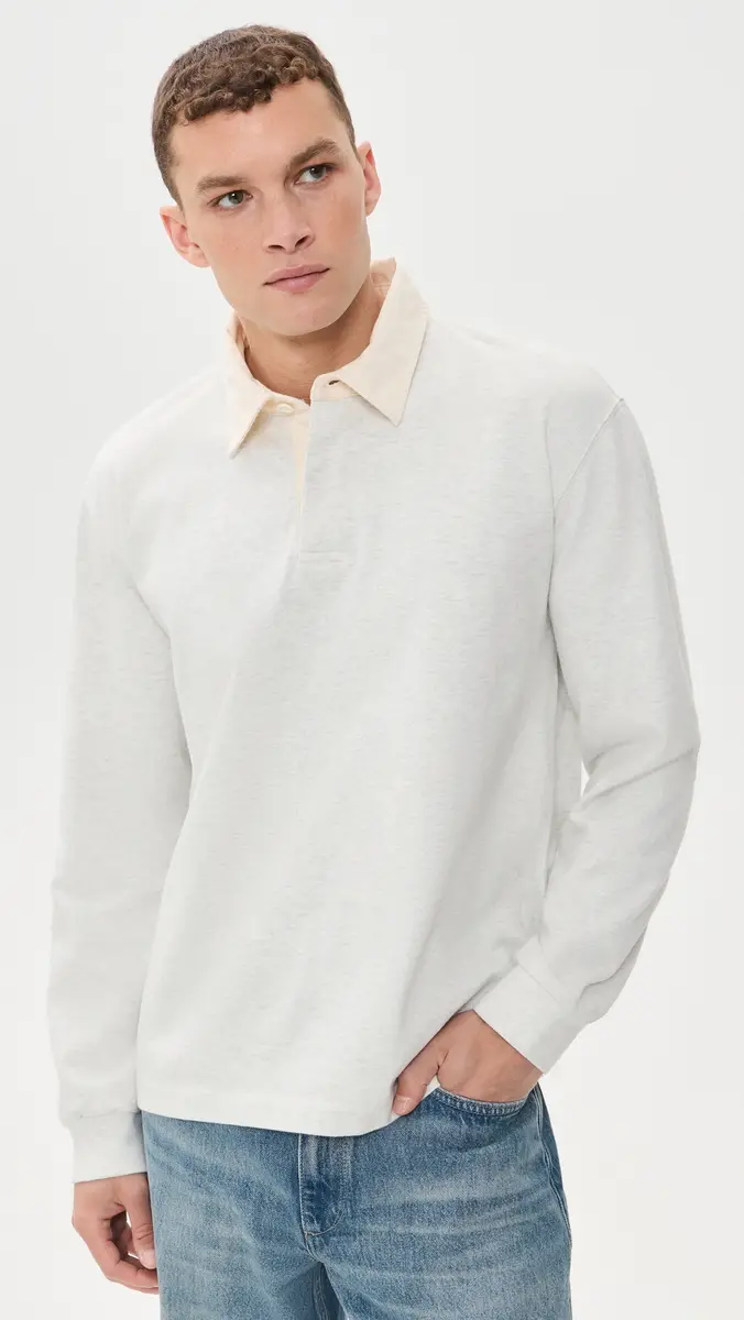 Madewell Long Sleeve Polo | Thumbnail 2 Madewell Long Sleeve Polo | Thumbnail 2