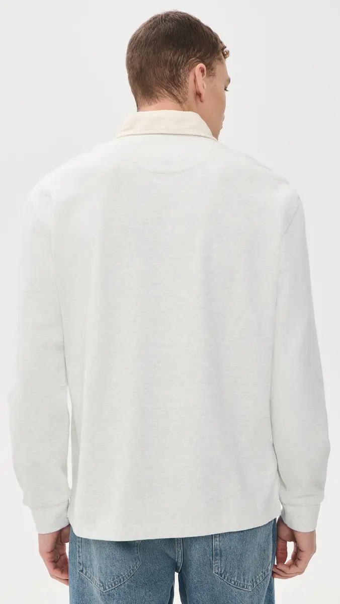 Madewell Long Sleeve Polo | Thumbnail 3 Madewell Long Sleeve Polo | Thumbnail 3