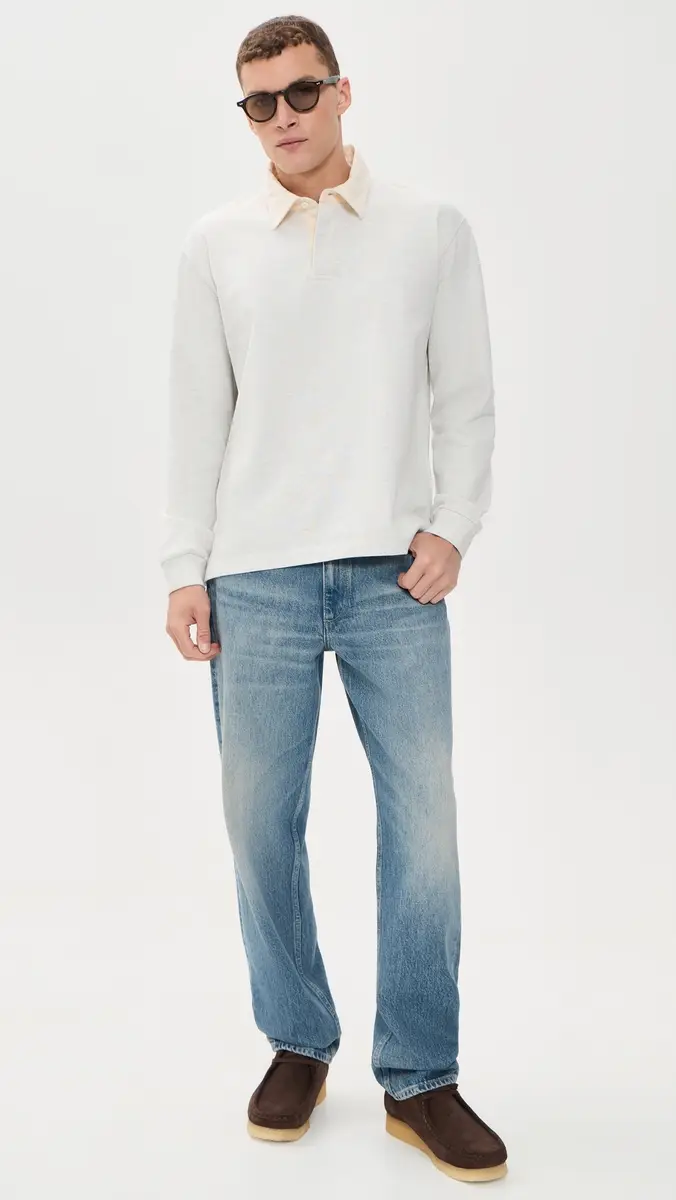 Madewell Long Sleeve Polo | Thumbnail 5 Madewell Long Sleeve Polo | Thumbnail 5