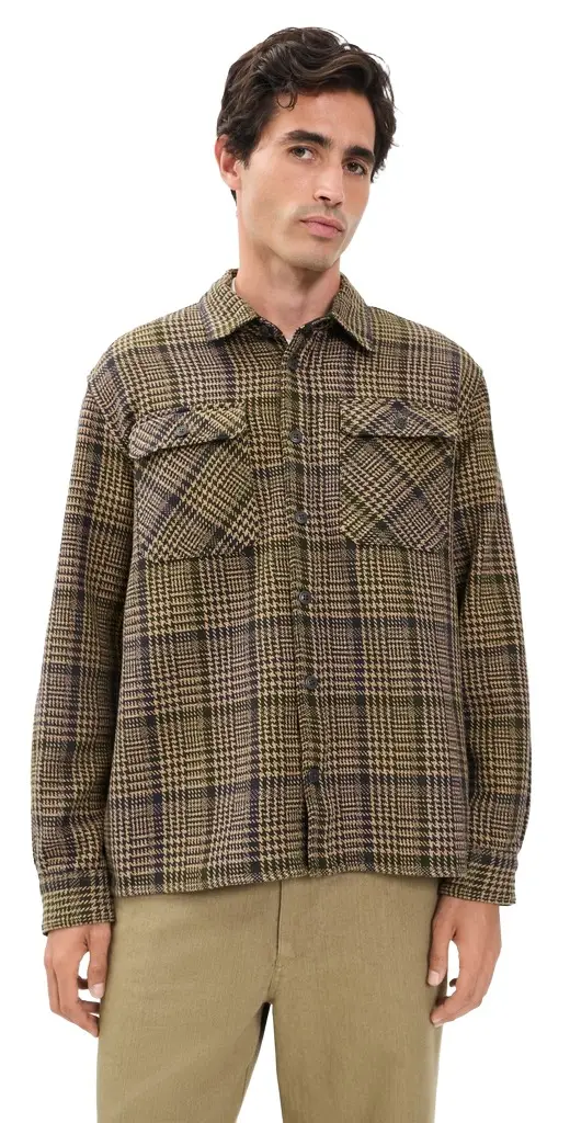 Barbour Millom Relaxed Houndstooth Shirt