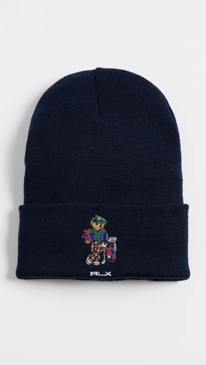 RLX Ralph Lauren Holiday Bear Gift Box Beanie | Thumbnail 2
