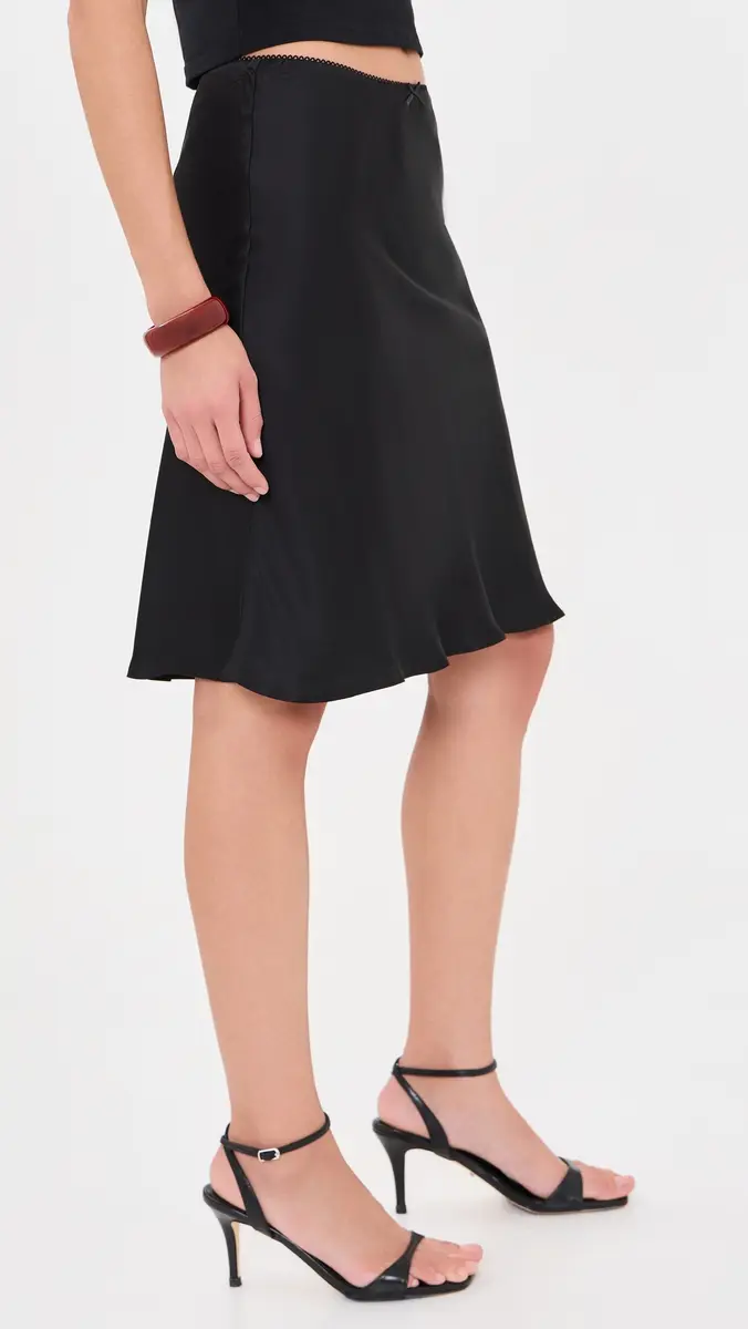 Guizio Paloma Satin Skirt | Thumbnail 4