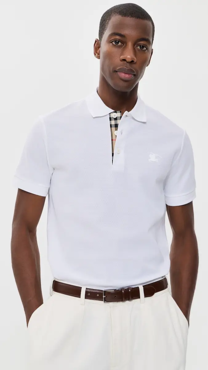 Burberry Eddie Cotton Polo Shirt | Thumbnail 2 Burberry Eddie Cotton Polo Shirt | Thumbnail 2