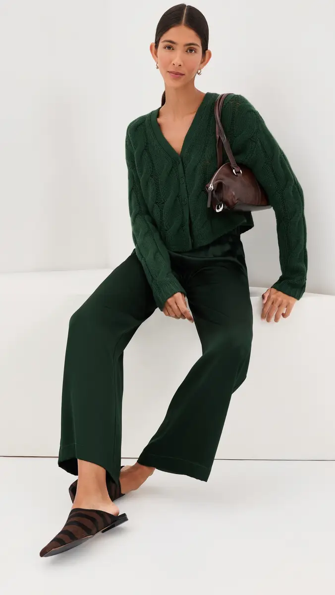 Sablyn Jolie Cropped Cashmere Cable Cardigan | Thumbnail 6 Sablyn Jolie Cropped Cashmere Cable Cardigan | Thumbnail 6