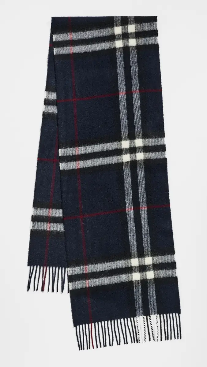Burberry Giant Check Cashmere Scarf | Thumbnail 2 Burberry Giant Check Cashmere Scarf | Thumbnail 2