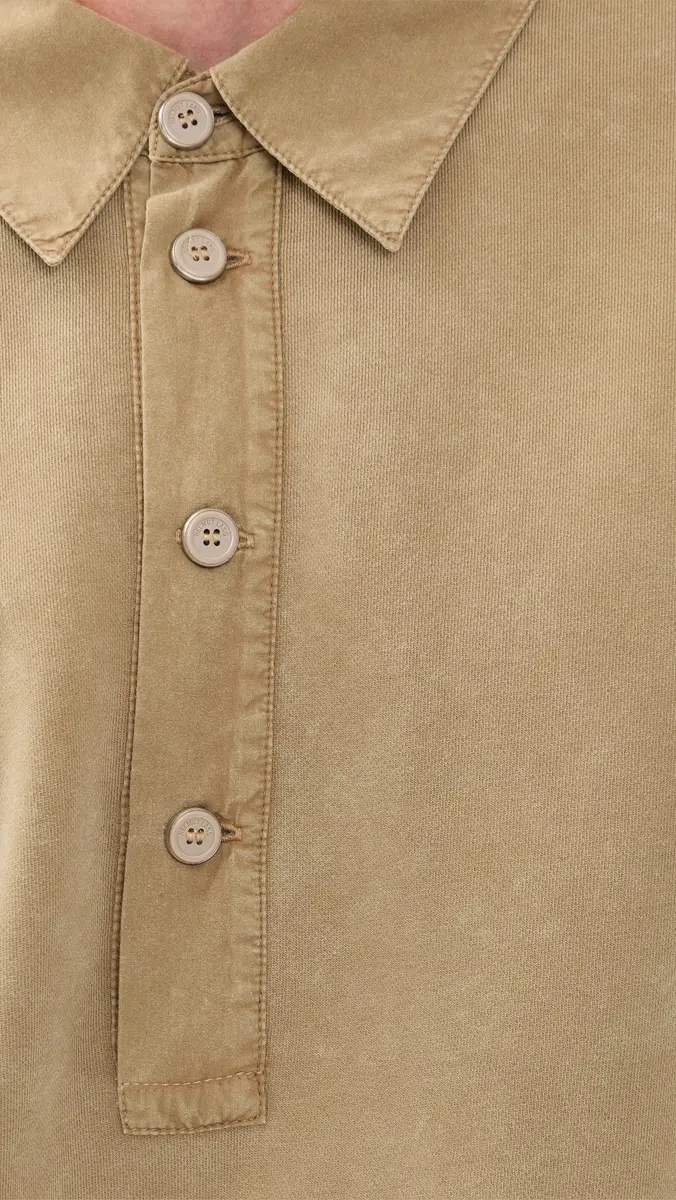 Helmut Lang Garment-Dyed French Terry Polo | Thumbnail 6 Helmut Lang Garment-Dyed French Terry Polo | Thumbnail 6