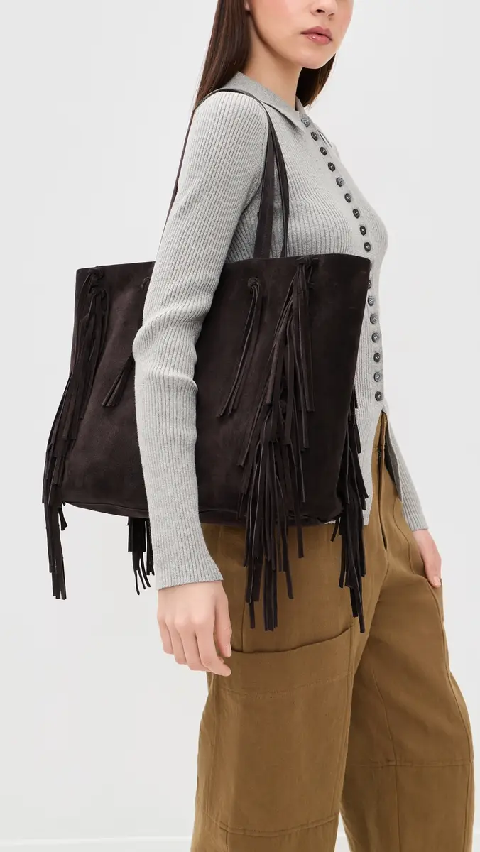 Nili Lotan Joni Suede Bag | Thumbnail 3
