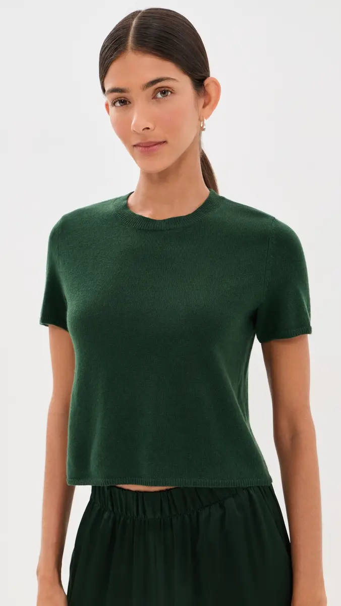 Sablyn Charleston Relaxed Cashmere Crew Neck Tee | Thumbnail 3