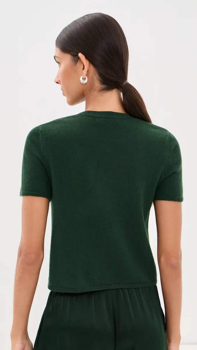 Sablyn Charleston Relaxed Cashmere Crew Neck Tee | Thumbnail 4
