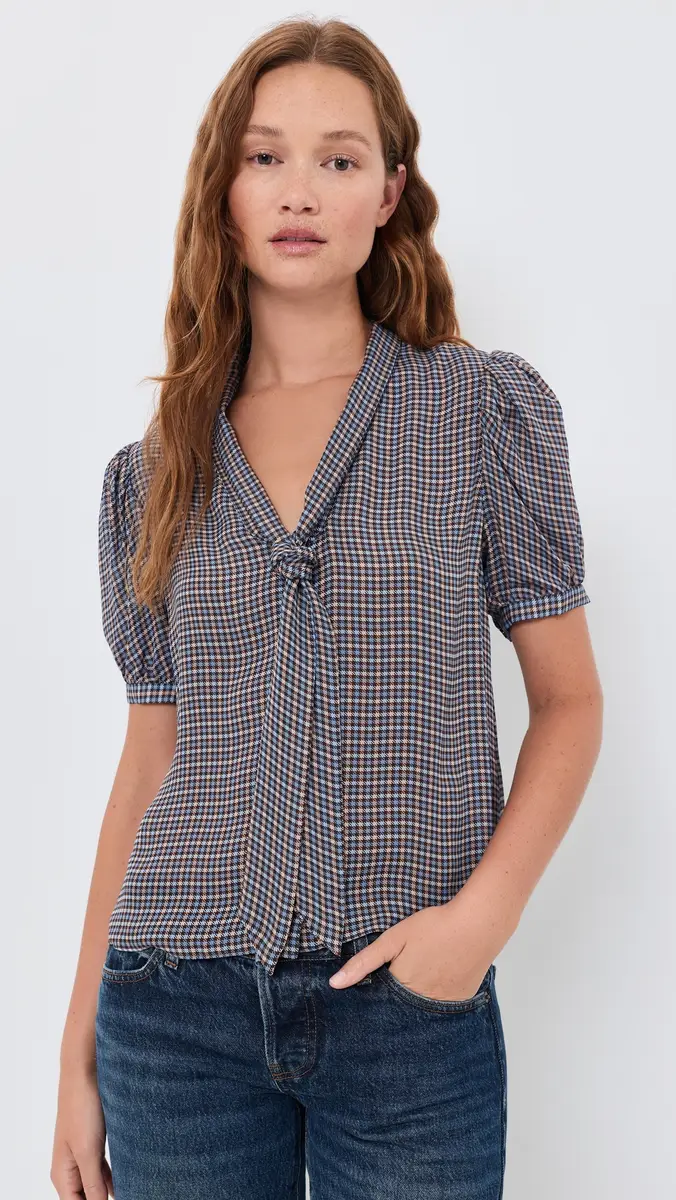 Frame The Sonnet Silk Blouse | Thumbnail 2 Frame The Sonnet Silk Blouse | Thumbnail 2