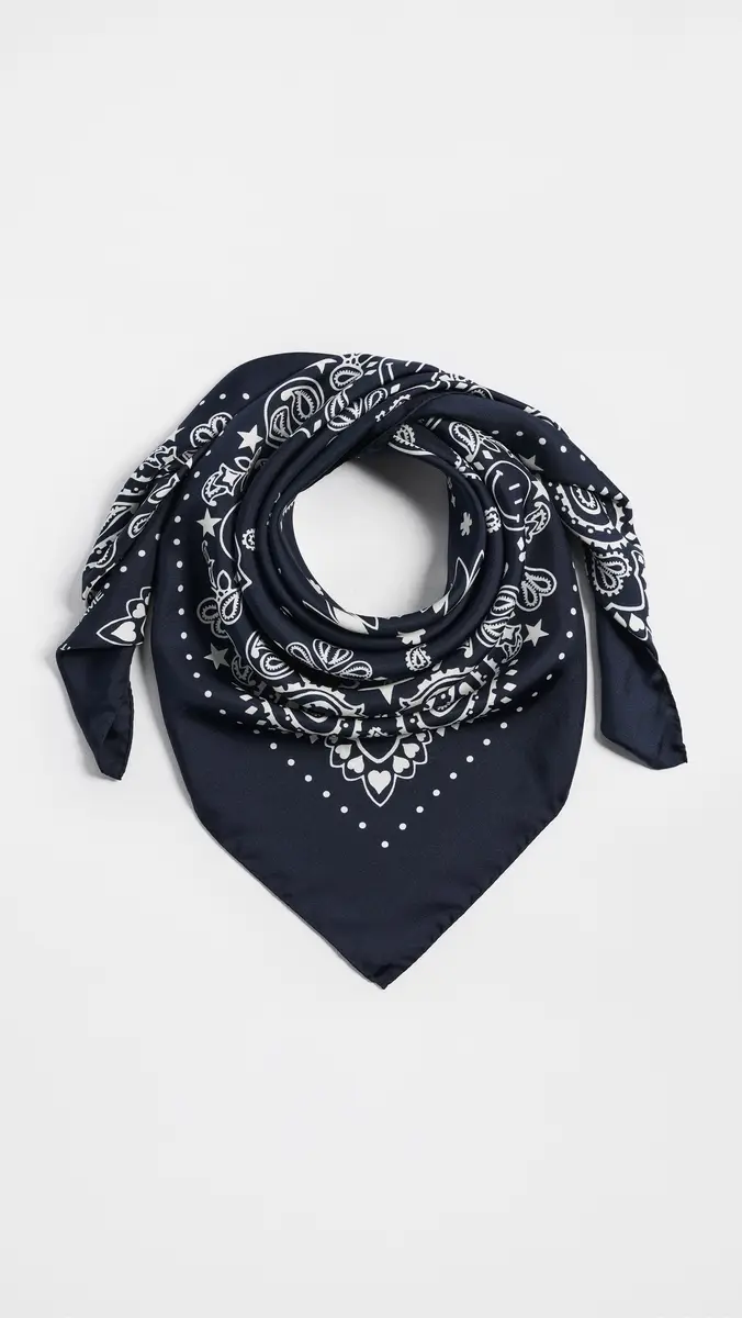 CALL IT BY YOUR NAME Large Silk Bandana | Thumbnail 2 CALL IT BY YOUR NAME Large Silk Bandana | Thumbnail 2