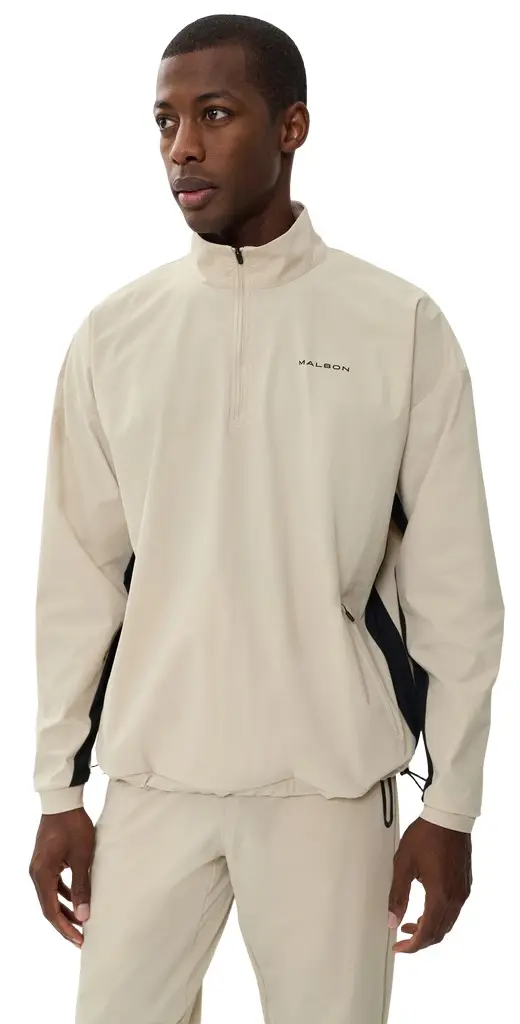 Malbon Performance Quarter Zip Shell Pullover