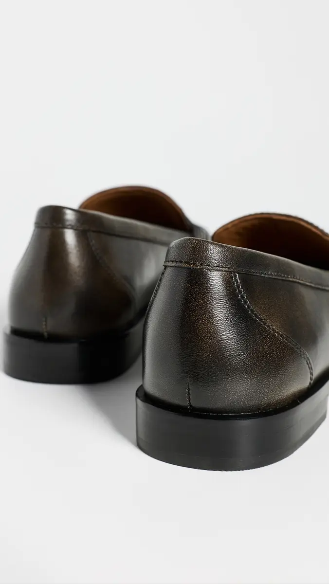 Madewell Porto Brushed Penny Loafers | Thumbnail 4 Madewell Porto Brushed Penny Loafers | Thumbnail 4