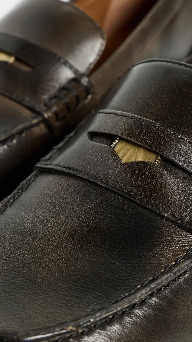 Madewell Porto Brushed Penny Loafers | Thumbnail 6 Madewell Porto Brushed Penny Loafers | Thumbnail 6