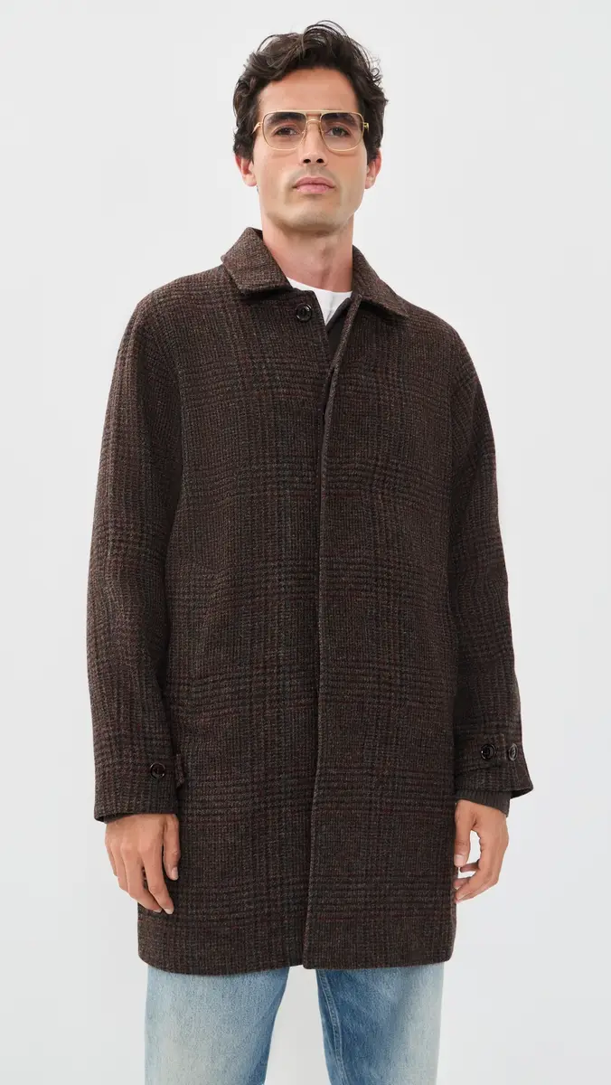 Barbour Lorden Check Wool Overcoat | Thumbnail 2 Barbour Lorden Check Wool Overcoat | Thumbnail 2