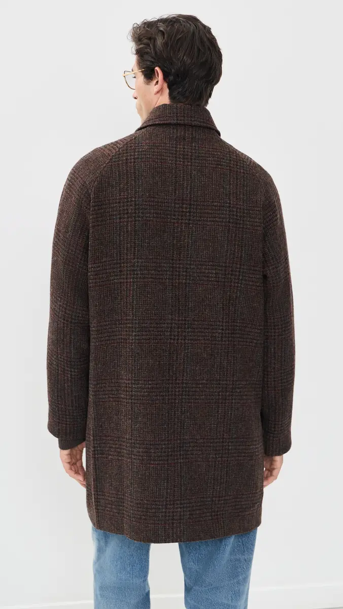 Barbour Lorden Check Wool Overcoat | Thumbnail 3 Barbour Lorden Check Wool Overcoat | Thumbnail 3