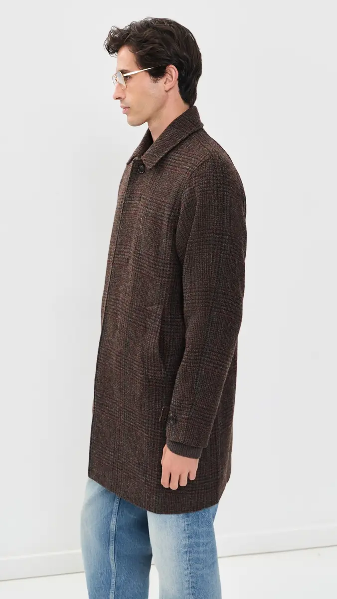 Barbour Lorden Check Wool Overcoat | Thumbnail 4 Barbour Lorden Check Wool Overcoat | Thumbnail 4