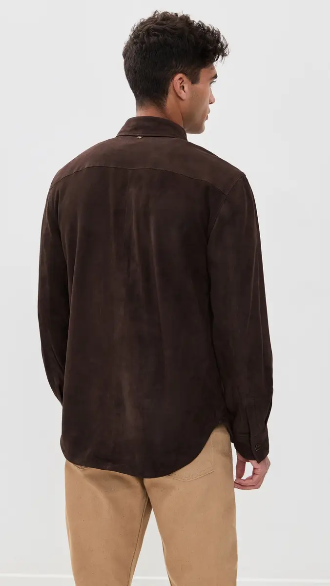Billy Reid Savoy Suede Shacket | Thumbnail 3 Billy Reid Savoy Suede Shacket | Thumbnail 3