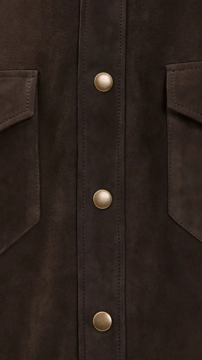 Billy Reid Savoy Suede Shacket | Thumbnail 6 Billy Reid Savoy Suede Shacket | Thumbnail 6
