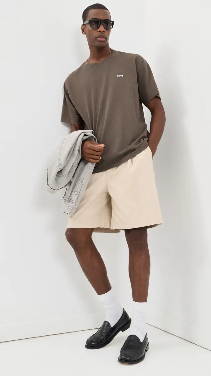 Obey Lowercase Short Sleeve Pigment Tee | Thumbnail 5 Obey Lowercase Short Sleeve Pigment Tee | Thumbnail 5