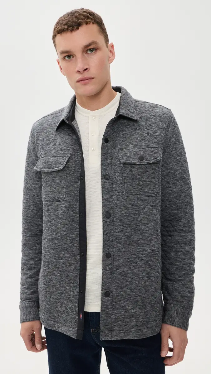 Faherty Epic Quilted CPO Shacket | Thumbnail 2 Faherty Epic Quilted CPO Shacket | Thumbnail 2