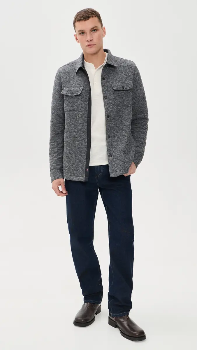Faherty Epic Quilted CPO Shacket | Thumbnail 5 Faherty Epic Quilted CPO Shacket | Thumbnail 5