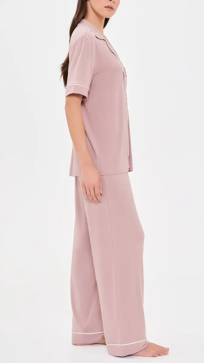 Eberjey Gisele Short Sleeve and Pants Pajama Set | Thumbnail 4