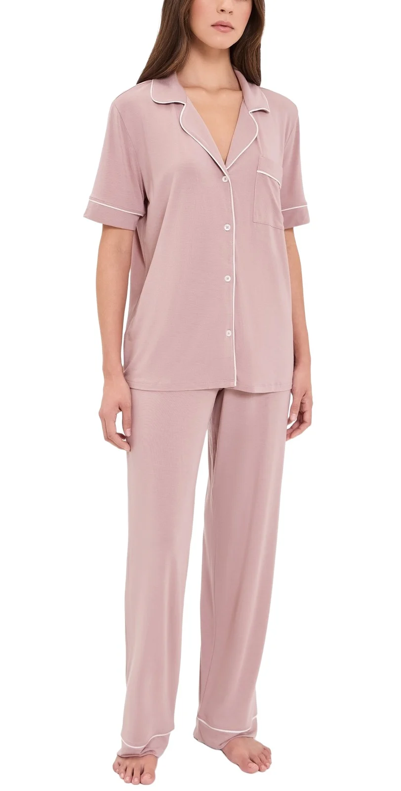 Eberjey Gisele Short Sleeve and Pants Pajama Set