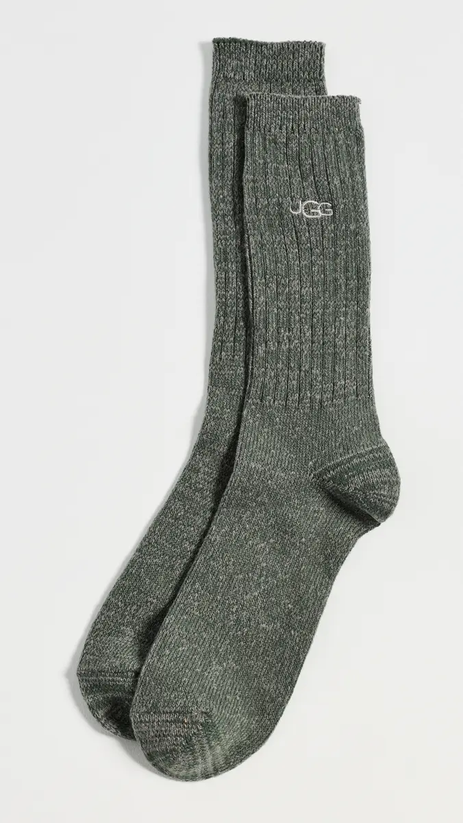 UGG Trey Rib Knit Crew Socks | Thumbnail 2 UGG Trey Rib Knit Crew Socks | Thumbnail 2