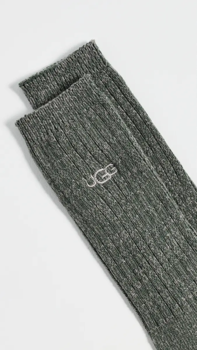 UGG Trey Rib Knit Crew Socks | Thumbnail 3 UGG Trey Rib Knit Crew Socks | Thumbnail 3