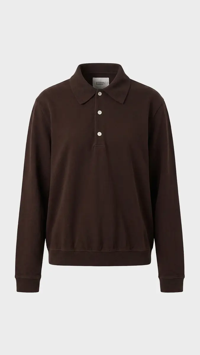 Citizens of Humanity Long Sleeve Banded Polo | Thumbnail 2 Citizens of Humanity Long Sleeve Banded Polo | Thumbnail 2