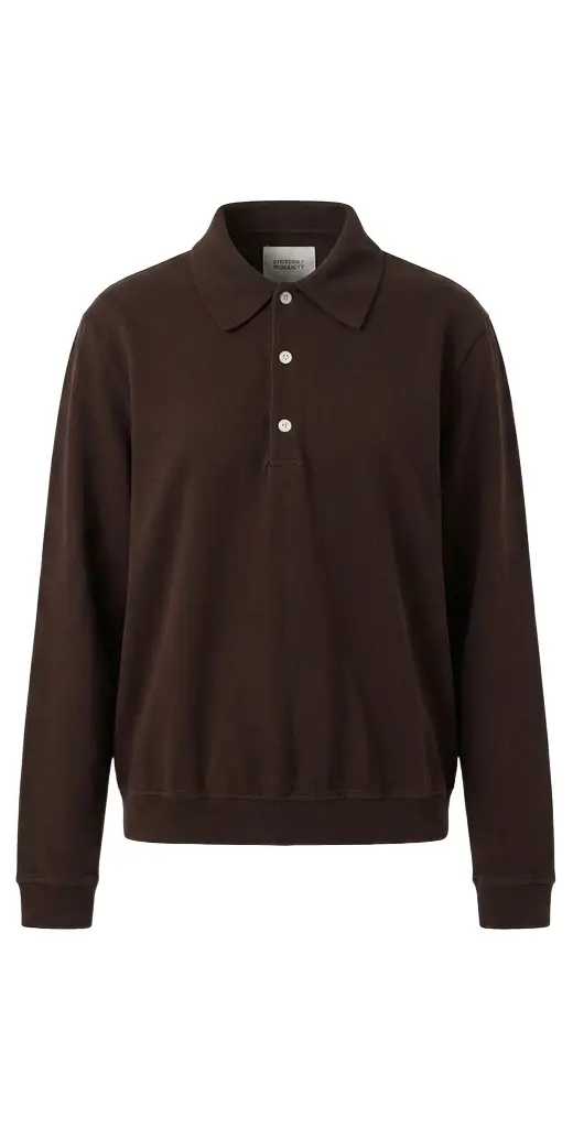 Citizens of Humanity Long Sleeve Banded Polo | Image 1 Citizens of Humanity Long Sleeve Banded Polo | Image 1