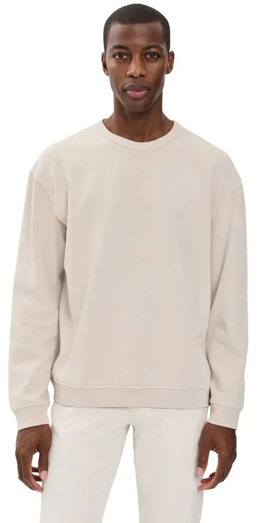 Marine Layer Relaxed Cloud 9 Fleece Crewneck Sweatshirt | Image 1 Marine Layer Relaxed Cloud 9 Fleece Crewneck Sweatshirt | Image 1