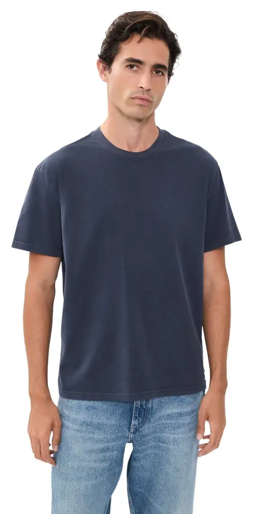 Marine Layer Relaxed Cloud 9 Sueded Jersey Tee | Image 1 Marine Layer Relaxed Cloud 9 Sueded Jersey Tee | Image 1