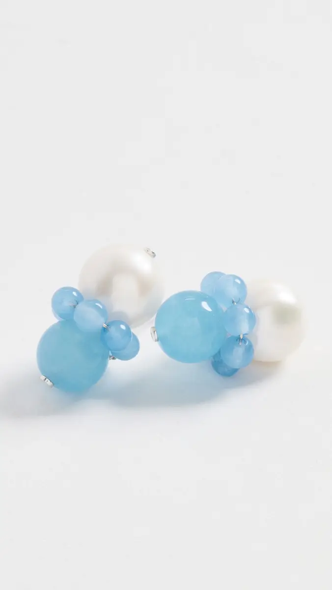 Completedworks Freshwater Pearls Agate Bead Earrings | Thumbnail 4 Completedworks Freshwater Pearls Agate Bead Earrings | Thumbnail 4