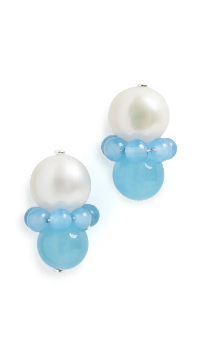 Completedworks Freshwater Pearls Agate Bead Earrings | Thumbnail 5 Completedworks Freshwater Pearls Agate Bead Earrings | Thumbnail 5