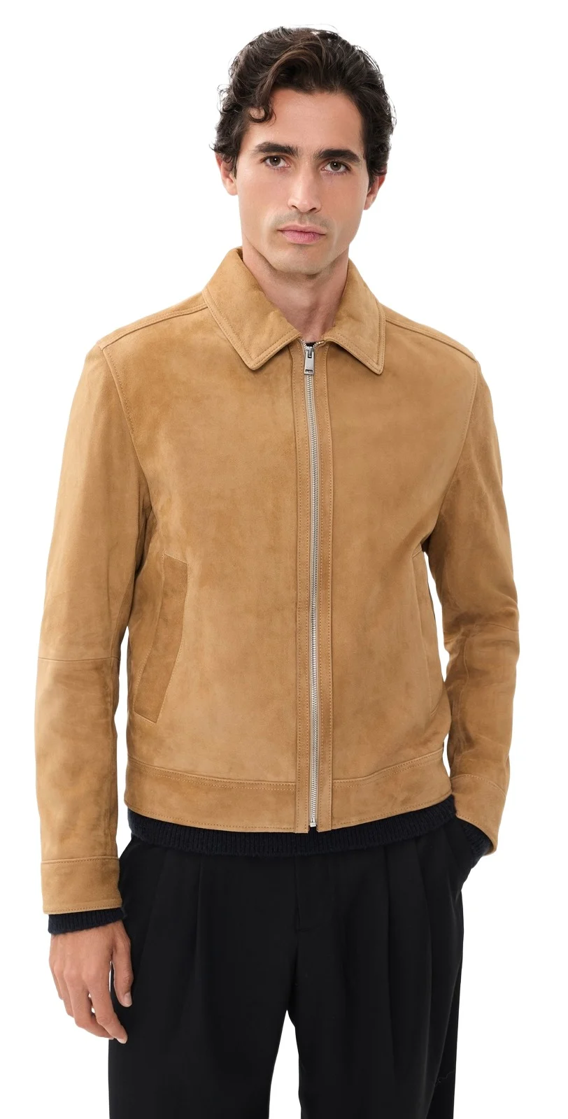 BOSS Suede Leather Jacket