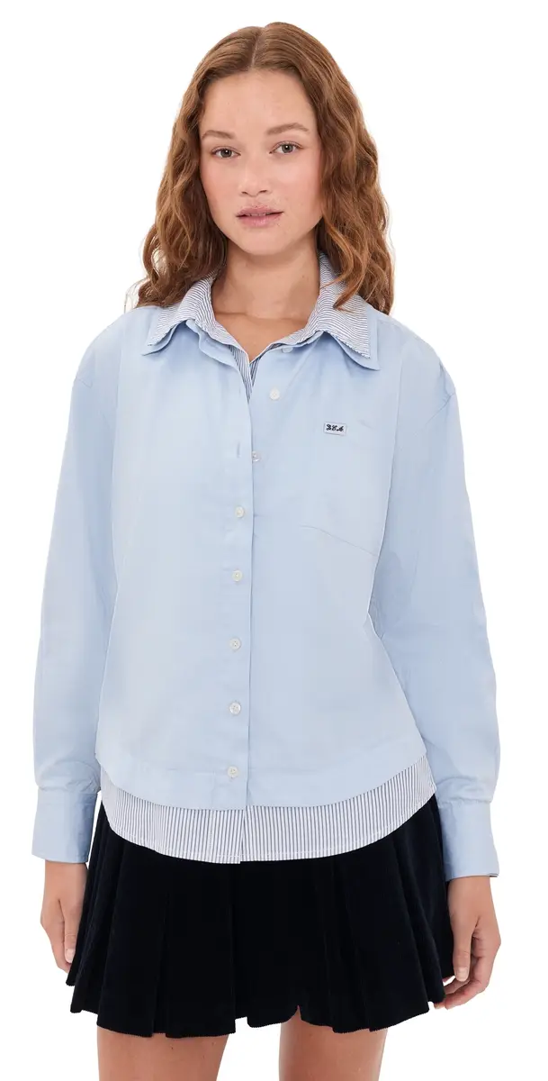 Sea Zayna Double Layered Button Down