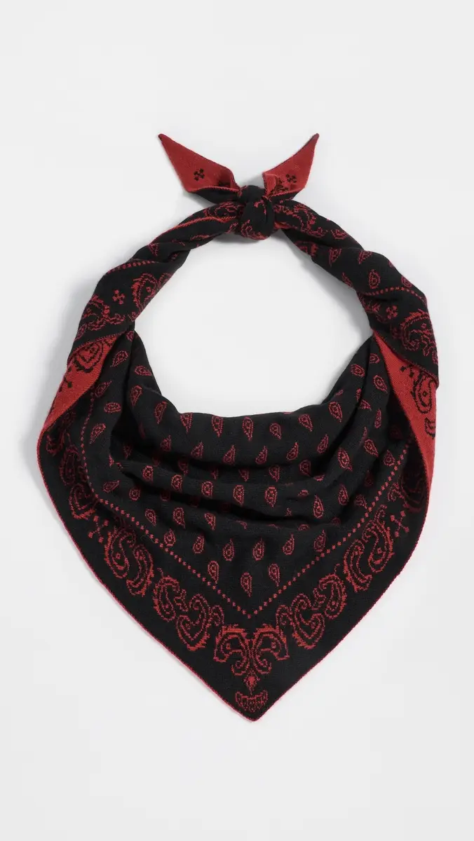 Guest In Residence The Wild Rag Bandana Cashmere Scarf | Thumbnail 4 Guest In Residence The Wild Rag Bandana Cashmere Scarf | Thumbnail 4