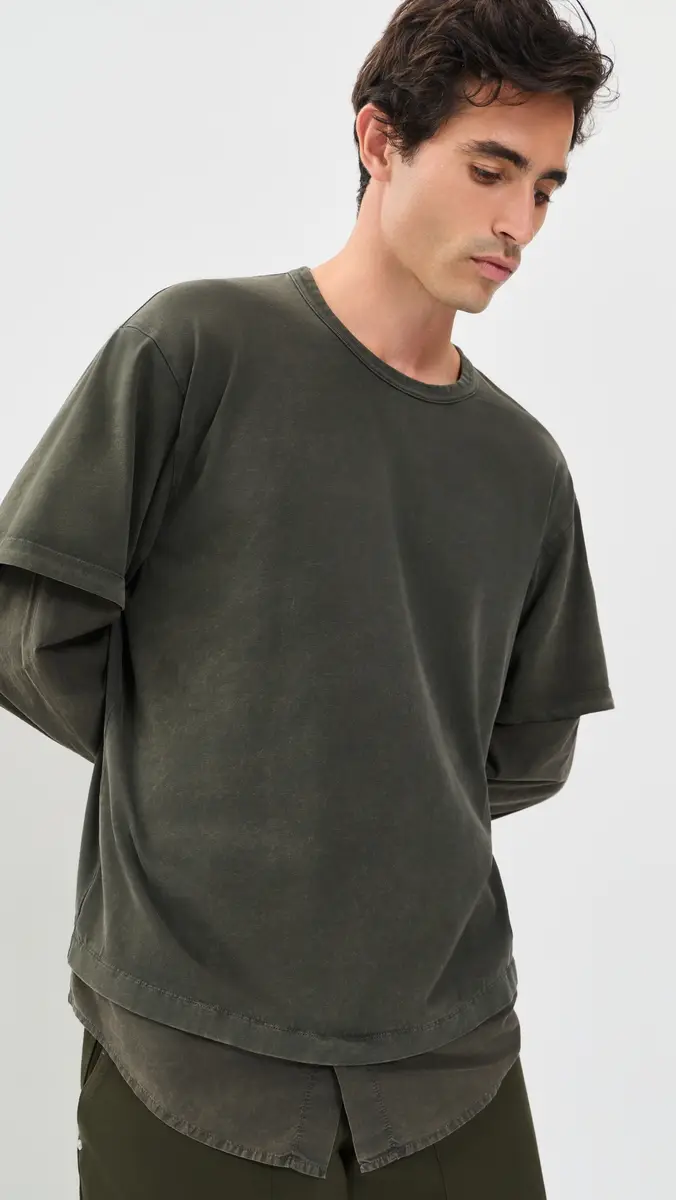 Helmut Lang Shirt Layer Tee | Thumbnail 2 Helmut Lang Shirt Layer Tee | Thumbnail 2